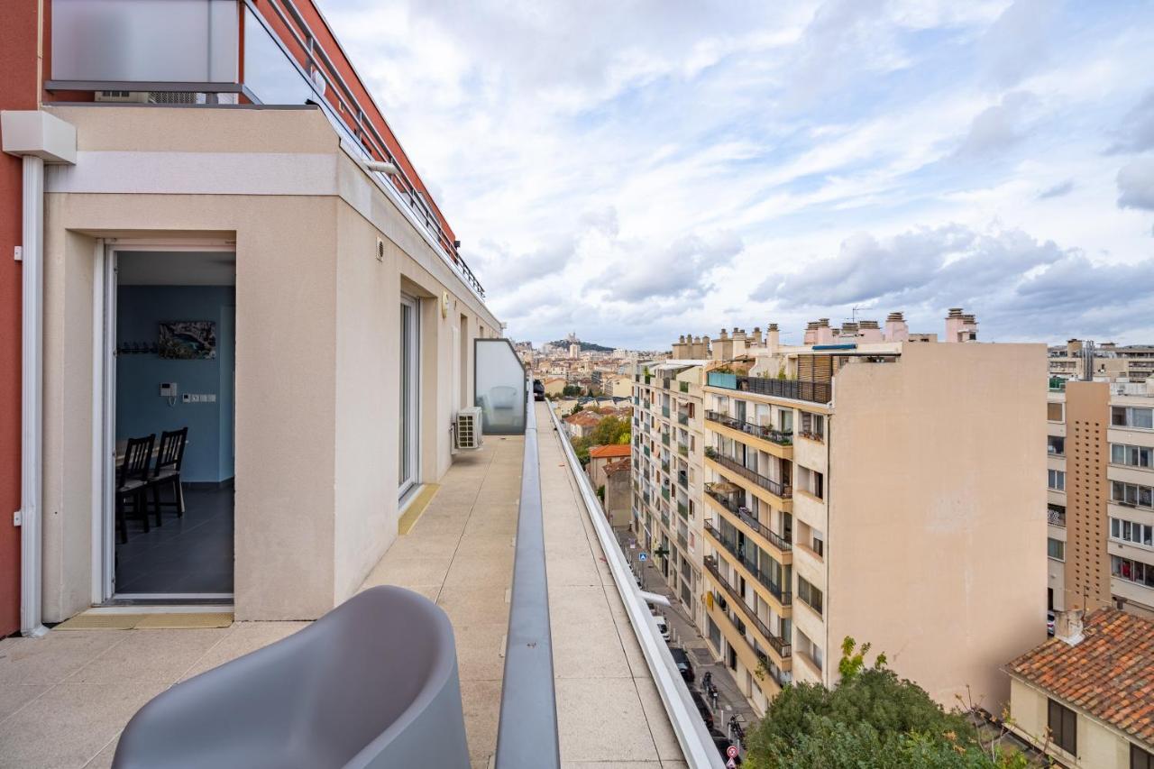 "Chez Marius" Appartement Avec Terrasse Pour 4 Personnes A Marsilia Exterior foto